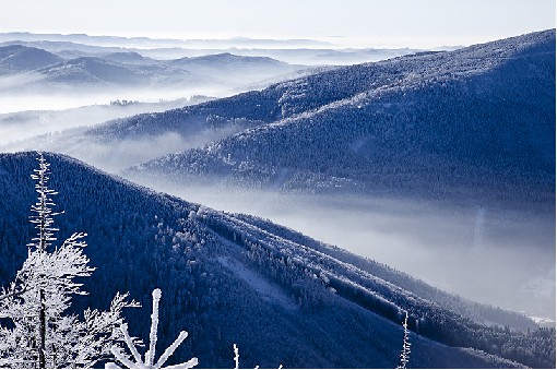 Beskydy Mts.3 - View from Mt.Lysa, Beskydy Mts., 29th December 2010, Czech rep.